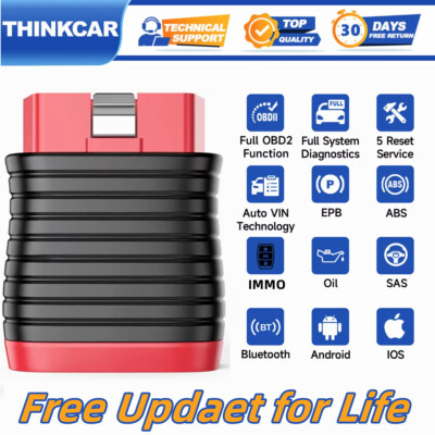 Thinkcar BD6 Bluetooth OBD2 Car Code Reader Scanner Tool Full System Scan Reader
