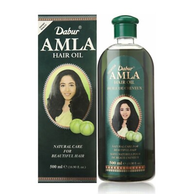 Dabur Amla Hair Oil for beautiful hair - 500 ml Bottle - free 3 days shipping