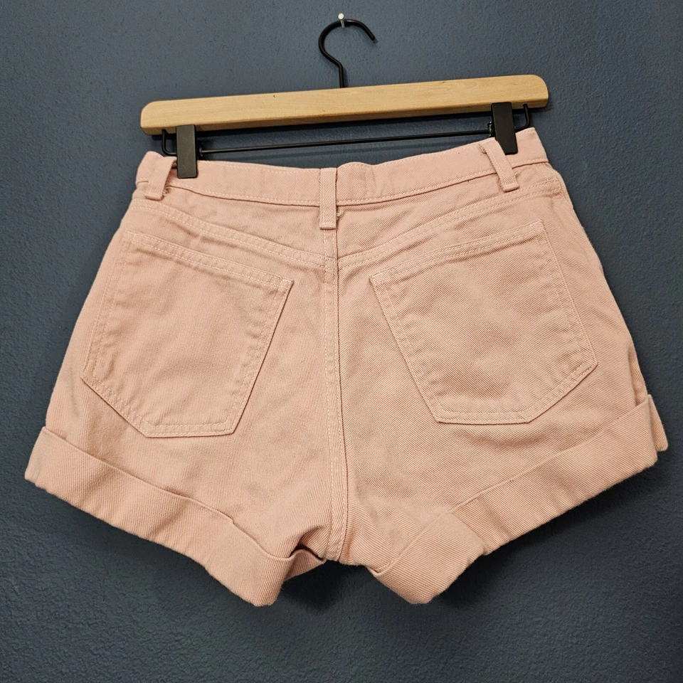 Pantalones cortos de mezclilla American Apparel rosa rubor talla 26 Foto 3 de 4