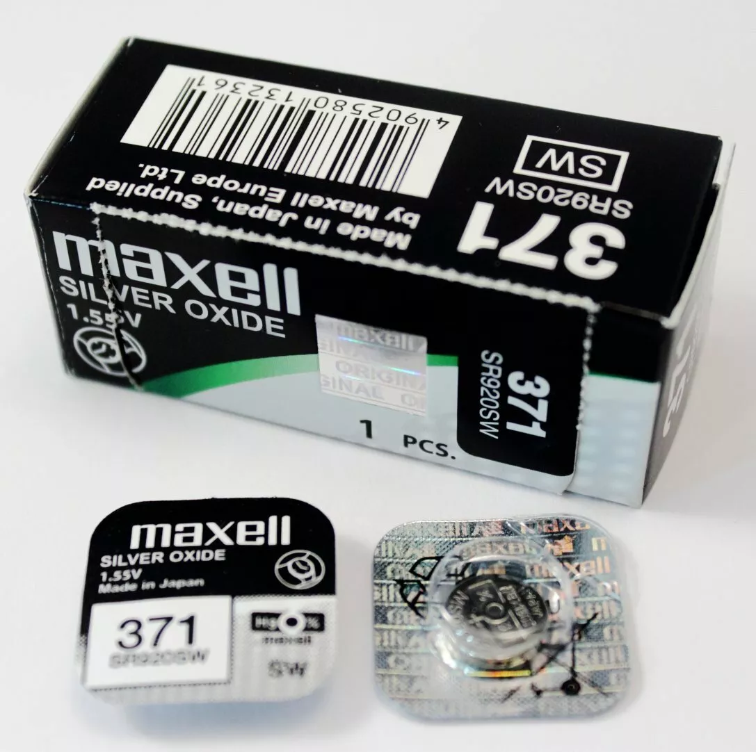 Maxell SR920SW Pack de 10 piles bouton 371