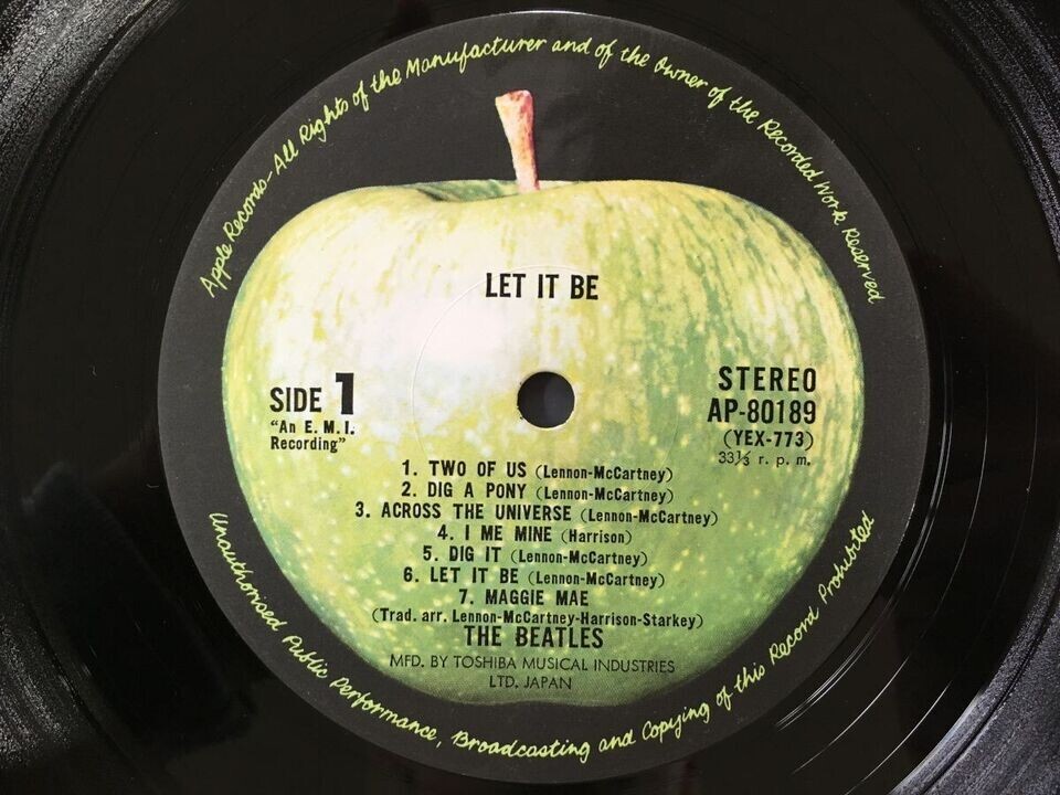 The Beatles LET IT BE レコード The Beatles – Let It Be レコード ビートルズ オリジナル