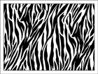 Zebra Pattern Cake Toppers Edible Icing Animal Print Cake Decoration (6 Sizes)
