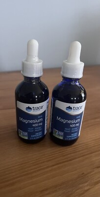 Trace Minerals Ionic Magnesium 400 mg 2 fl oz Drops x2