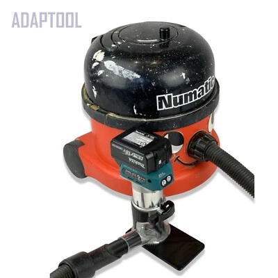 Henry Numatic Hoover Dust Hose Adaptor Adapter To Makita 18v Router DRT50 RT0700