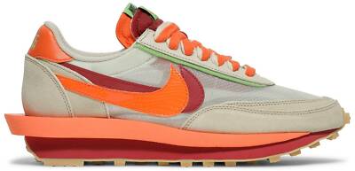 Nike Sacai x Clot x LDWaffle Net Orange Blaze DH1347-100 Fashion
