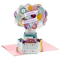 Geburtstagskarte FüR Frauen Hallmark Pop-Up, 3D, Bunt, Modell-Nr. 12345