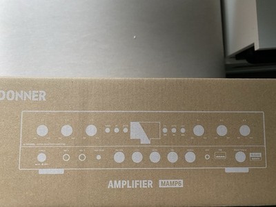  Donner MAMP6 Bluetooth HiFi 6 Channel Power Amplifier Receiver 1000W Audio Amp