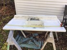 Old Farmhouse Kitchen Sink Double Washboard Cast-Iron Solid — photo 7