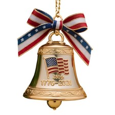 1776-2026 United States 250th Anniversary Bell Ornament Christmas Bell Ornament 
