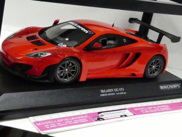 1/18 Minichamps Mclaren 12C GT3 Street 2013 Rot 151 121392-image