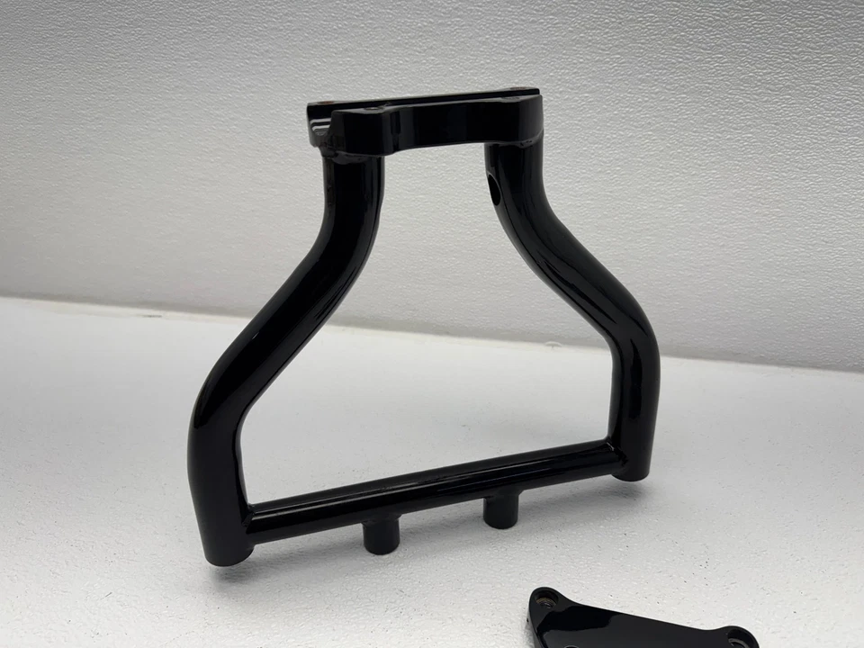14-24 HARLEY TOURING ROAD GLIDE BUNG KING HANDLEBAR 12" RISERS GLOSS BLACK - Image 3 of 4