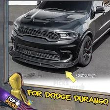 Fits 21-25 Dodge Durango V2 Two Piece SRT Style Front Bumper Lip Chin Body Kit