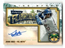 2024 Topps Pro Debut #CLRSA-JB Jesus Baez /50 Auto FCL Mets Rising Stars