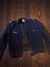 Veste vintage capitaine ancien uniforme armée de l'air française collection rétr
