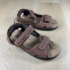 Dockers Mens Newpage Casual Sandals Size 10 M Adjustable Comfort Brown 90-21387