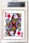 Carol Burnett Autographed Playing Card BGS Beckett