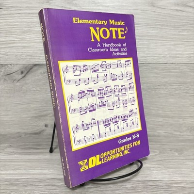 Elementary Music NOTE Handbook Classroom Ideas Activities Grades K-8 Paperback