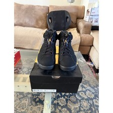 Air Jordan 6 Retro DMP Defining Moments Black Gold Size 10.5 OG All