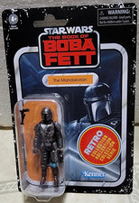 STAR WARS THE BOOK OF BOBA FETT RETRO COLLECTION THE MANDALORIAN ACTION FIGURE