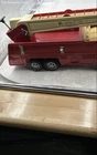 Vintage Tonka Red Cream Press Steel Emergency Aerial Ladder Fire Truck
