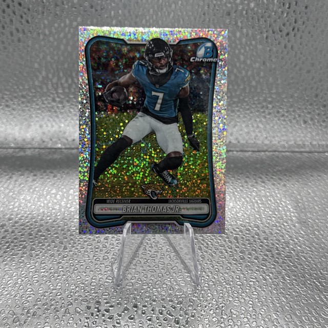 Brian Thomas Jr. SPARKLE REFRACTOR 2026 Bowman Chrome Jacksonville Jaguars