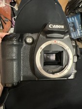 Canon EOS D60 Digital SLR Camera Black Body Japan No Battery UNTESTED