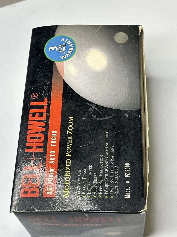 Bell Howell PZ2000 35-70mm Auto Focus 35mm Film Camera Case Flash Power Zoom - Image 2 of 4