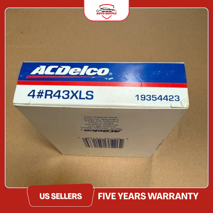 QTY 4 Acdelco Ignition Spark Plug R43XLS 19354423 for 2002-06 Hyundai Santa Fe
