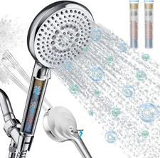 Drivse iondrops Filtered Shower Head with Handheld,High Pressure Showerhead w..
