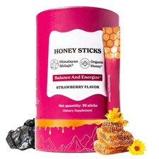 She-Lajit Honey Sticks Strawberry Flavor 30 count