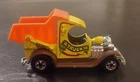 Vintage Mattel Hot Wheels 1977 "A" TRUCK'N Dump Truck Yellow Orange