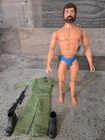 Vintage Gi Joe Talking Muscle Body A/T Commander Restrug & Works EXCELLENT Cond