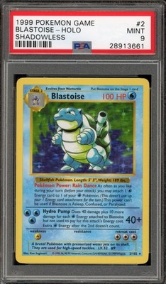 Blastoise #2 from Base Set ((1999)) – Pokémon card