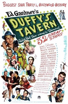Historic Duffy's Tavern 1945 Movie Advertising Postcard