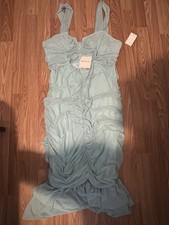 Long Dress Decode Blue Size 3XL