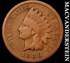 1888 Indian Head Cent- Scarce Better Date No Reserve #J4651