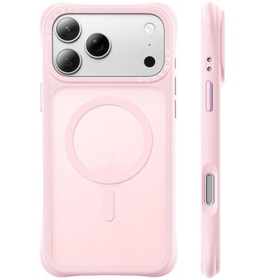 ORNARTO Airbuffer Magnetic für iPhone 17 Pro Max Hülle, kompatibel mit Pink 