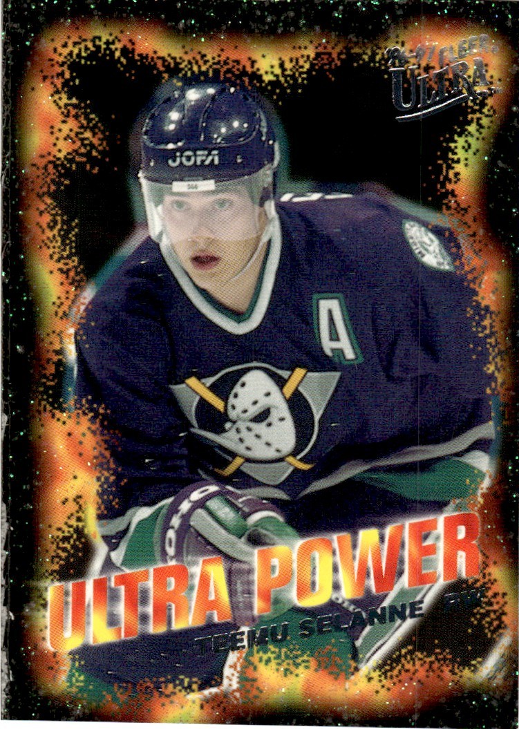 1996-97 Fleer Ultra Power Teemu Selanne Anaheim Ducks #16