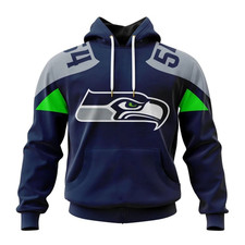 Seattle Football Team Seahawkss 3D Hoodie, Unisex Adults S-5XL