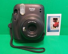 FUJIFILM INSTAX MINI 11 INSTANT CAMERA - BLACK - TESTED (b)