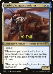 Harbin, Vanguard Aviator 212/287 Foil The Brothers' War