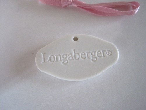 LONGABERGER TIE-ON W/ Ribbon & Box Horizon Of Hope 2000 AU - Picture 3 of 5