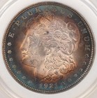 1921 Morgan Silver Dollar Beautifully Toned a0403 — photo 1