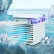 Mini Air Cooler Fan Portable Low Noise Water-Cooled Air Conditioning Unit 500ml