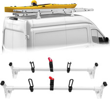 54" Van Roof Ladder Rack Fit for 2015-2024 Ford Transit 150 250 350 2 Bars