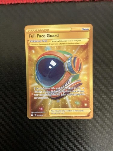 Full Face Guard 231/203 Secret Rare Evolving Skies Pokemon Holo Near Mint