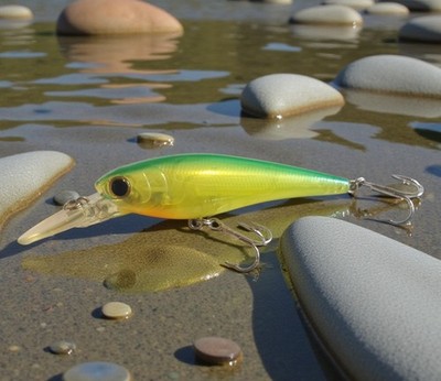 Lucky Craft BEVY SHAD 75 F Crankbait Wobbler Japan Bass Barsch Kunstköder