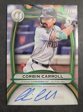 2025 Topps Tribute Corbin Carroll Green Auto /99 TA-CCA Diamondbacks SP Case Hit