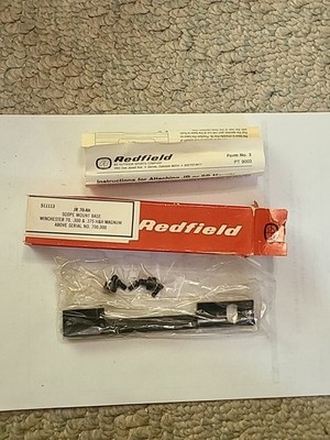 Redfield 511113 JR 70-AH Scope Mount Base Winchester 70, .300 & .375 H&H Mag 