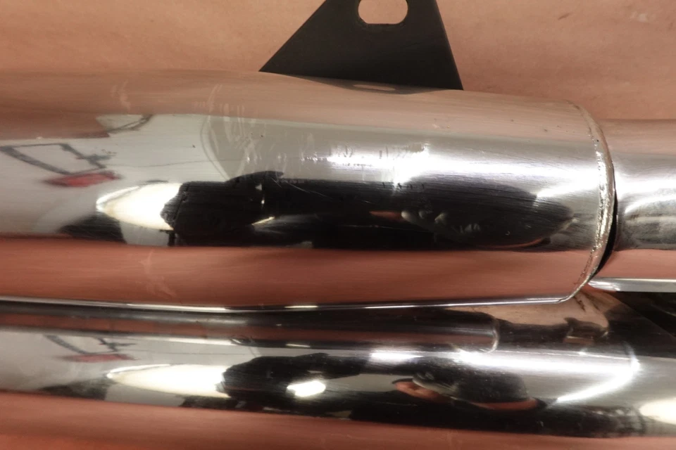 Cabezales silenciadores tubos de escape Honda Magna 750 VF750 VF750C 1994-2003 (DERECHA) Foto 4 de 4